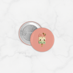 Pin Badges Buttons Whimsical Summer Ice Cream 02 Size 37mm